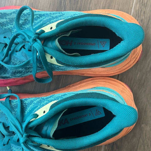 HOKA Women’s Speedcat 5 Deep Lake / Ceramic Sneakers - Picture 9 of 14